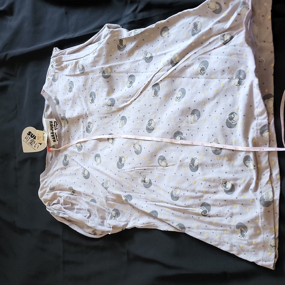 NWT - Harajuku Lovers by Gwen Stefani - Cap Sleeve Grey T-Shirt - Picture 9 of 9